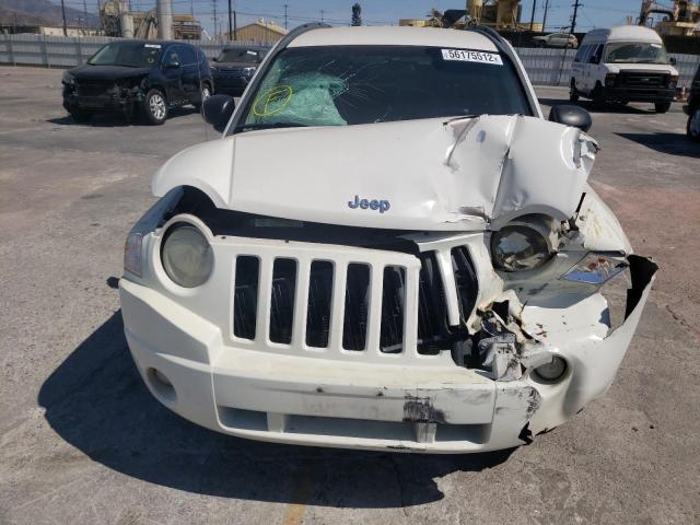 1J4NT4FB8AD622668 - 2010 JEEP COMPASS SP WHITE photo 9