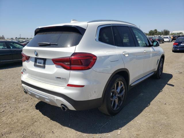 5UXTY3C02M9D89956 - 2021 BMW X3 SDRIVE3 WHITE photo 4