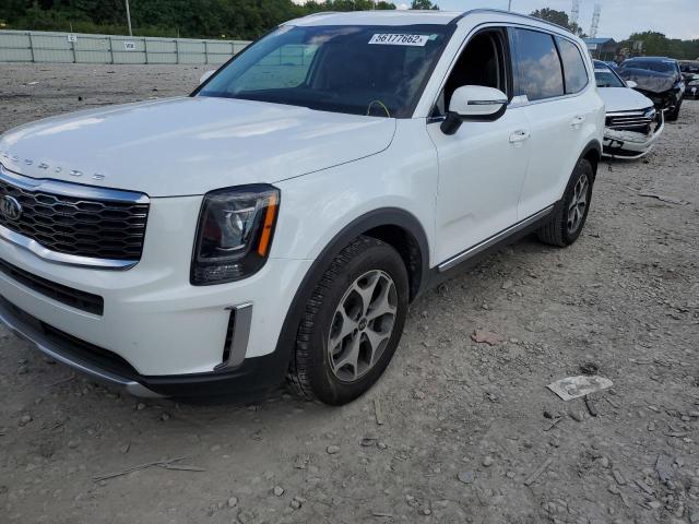 5XYP34HC9LG004249 - 2020 KIA TELLURIDE WHITE photo 2