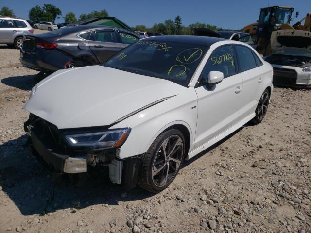 WAUJEGFF9LA001704 - 2020 AUDI A3 S-LINE WHITE photo 2