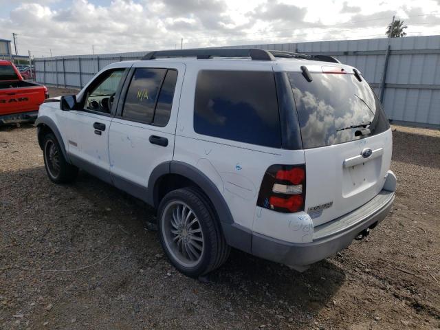 1FMEU63E36ZA04516 - 2006 FORD EXPLORER X WHITE photo 3