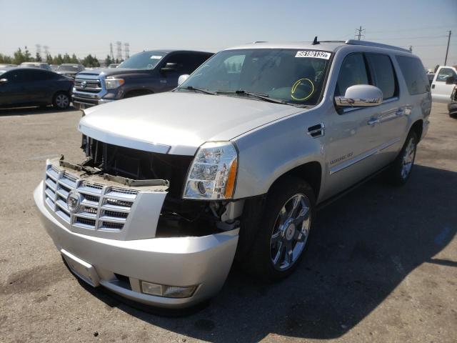 1GYS4HEF4CR166363 - 2012 CADILLAC ESCALADE E SILVER photo 2