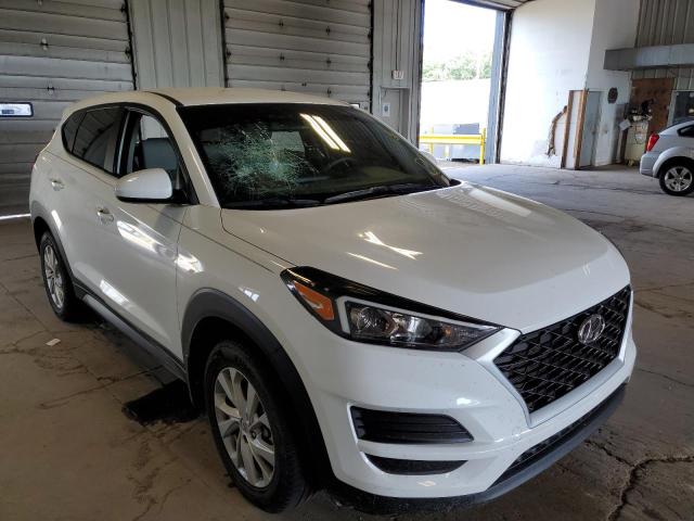 KM8J23A43MU339041 - 2021 HYUNDAI TUCSON SE WHITE photo 1