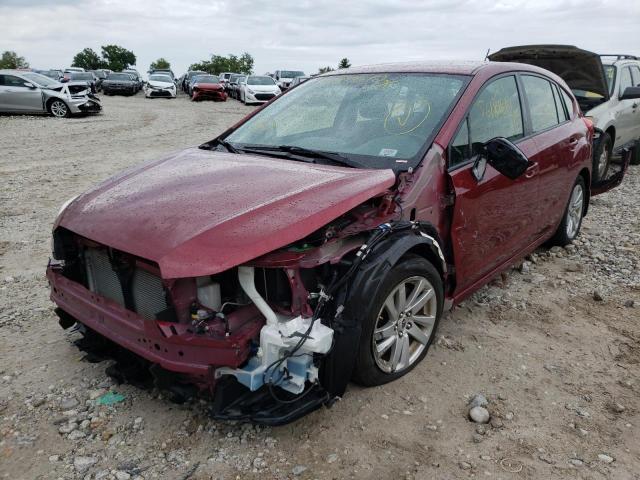 JF1GPAC64FH223416 - 2015 SUBARU IMPREZA PR MAROON photo 2