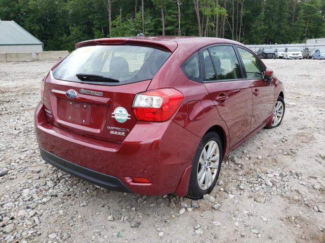 JF1GPAC64FH223416 - 2015 SUBARU IMPREZA PR MAROON photo 4