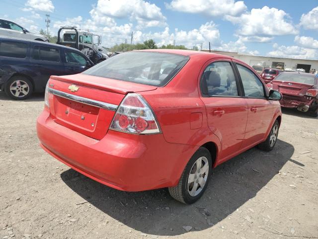KL1TD5DE7AB102493 - 2010 CHEVROLET AVEO LS 红色 照片 4