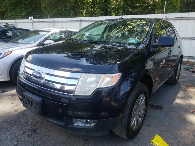 2FMDK3JC1ABB55934 - 2010 FORD EDGE SEL BLUE photo 2