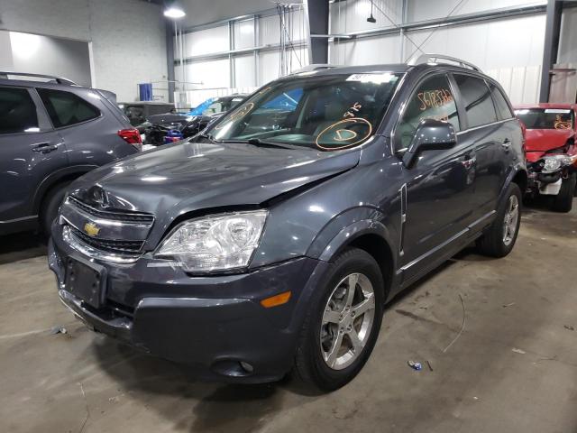 3GNAL3EK1DS610793 - 2013 CHEVROLET CAPTIVA LT GRAY photo 2