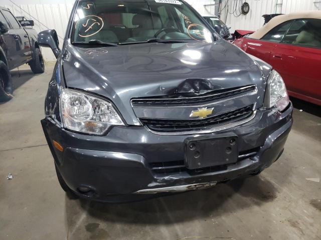 3GNAL3EK1DS610793 - 2013 CHEVROLET CAPTIVA LT GRAY photo 9