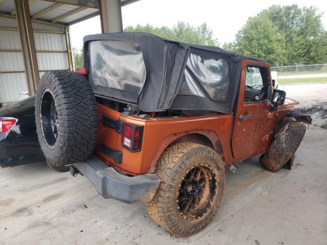 1J4AA2D17AL205826 - 2010 JEEP WRANGLER S ORANGE photo 4