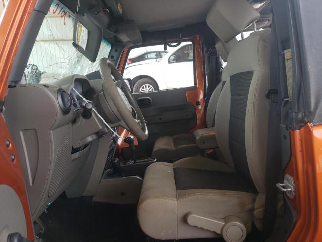 1J4AA2D17AL205826 - 2010 JEEP WRANGLER S ORANGE photo 5