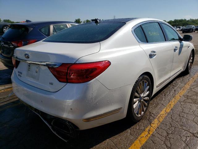 KNALW4D41F6020616 - 2015 KIA K900 WHITE photo 4