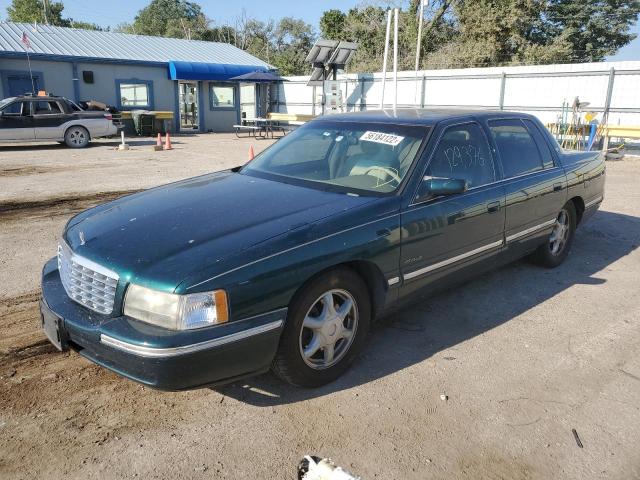 1G6KD54YXXU804497 - 1999 CADILLAC DEVILLE GREEN photo 2