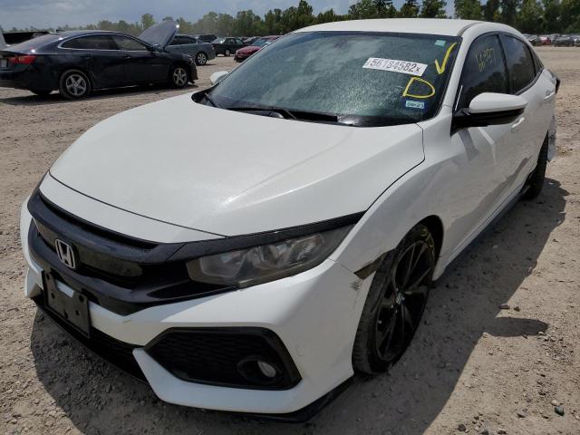 SHHFK7H4XHU207222 - 2017 HONDA CIVIC SPOR WHITE photo 2