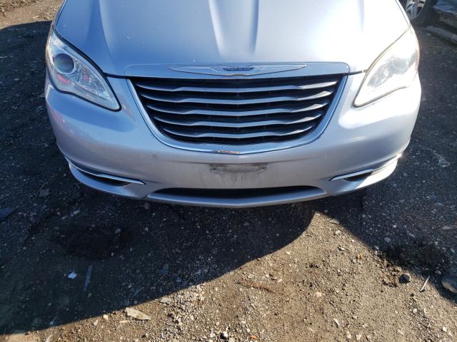 1C3CCBAB1DN733204 - 2013 CHRYSLER 200 LX BLUE photo 9