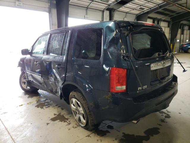 5FNYF4H75CB004819 - 2012 HONDA PILOT EXLN BLUE photo 3