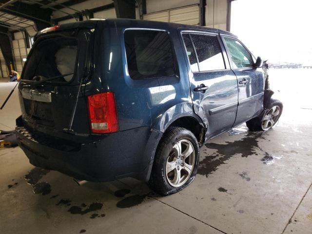 5FNYF4H75CB004819 - 2012 HONDA PILOT EXLN BLUE photo 4