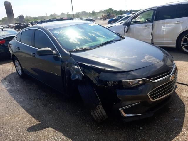 1G1ZB5STXJF236460 - 2018 CHEVROLET MALIBU LS GRAY photo 1