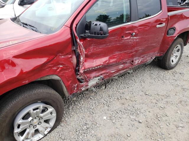 1GCGTCEN3M1227954 - 2021 CHEVROLET COLORADO L RED photo 9
