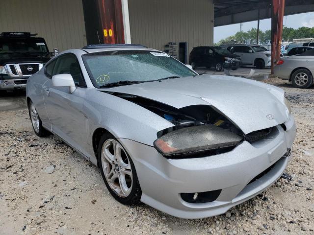 KMHHN65F06U188617 - 2006 HYUNDAI TIBURON GT SILVER photo 1