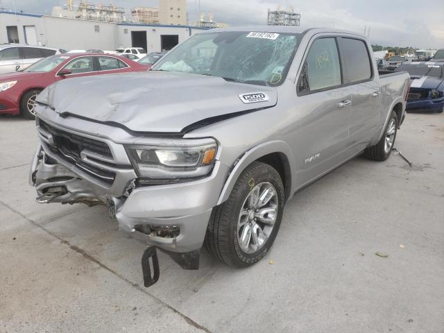 1C6SRFJT7MN611072 - 2021 RAM 1500 LARAM GRAY photo 2