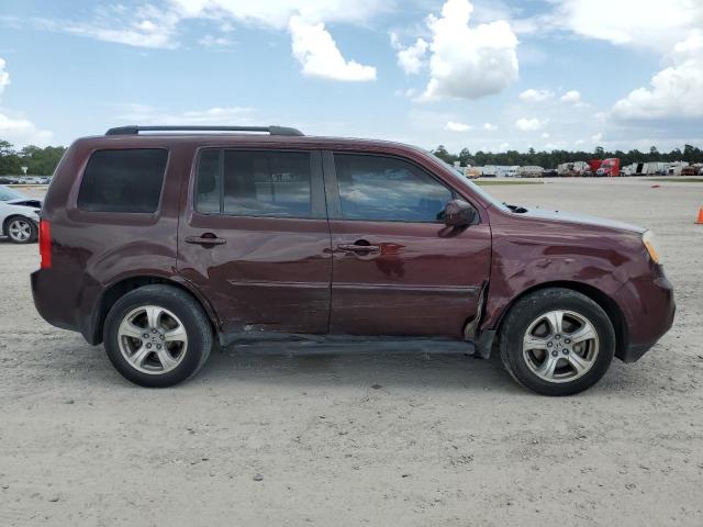 5FNYF3H54DB032928 - 2013 HONDA PILOT EXL BURGUNDY photo 9