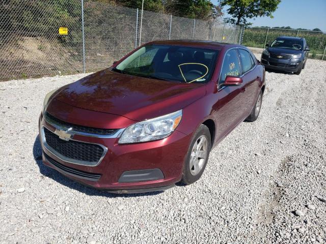 1G11C5SL0FF167134 - 2015 CHEVROLET MALIBU 1LT წითელი ფოტო 2