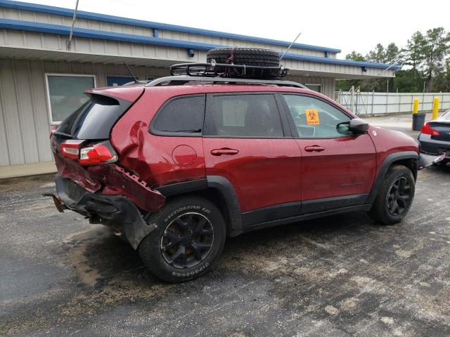 1C4PJMBS7FW540565 - 2015 JEEP CHEROKEE T RED photo 9