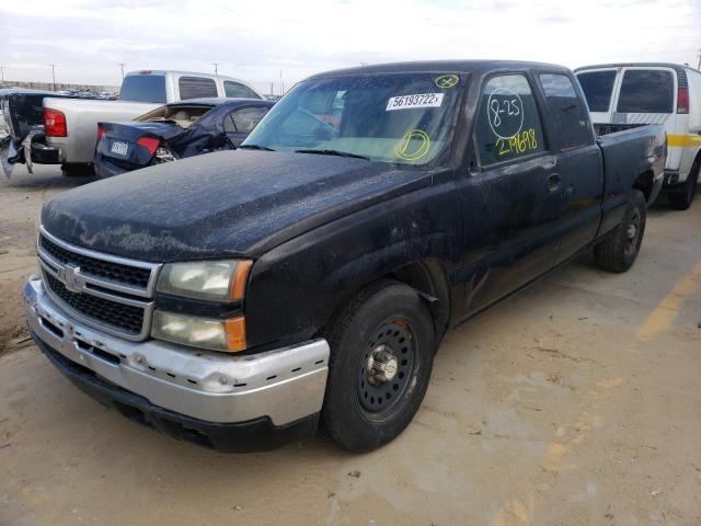 1GCEC19Z56Z208593 - 2006 CHEVROLET SILVERADO BLACK photo 2