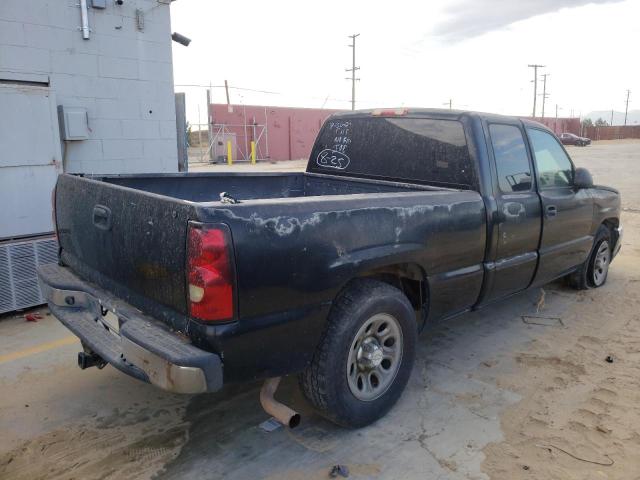 1GCEC19Z56Z208593 - 2006 CHEVROLET SILVERADO BLACK photo 4