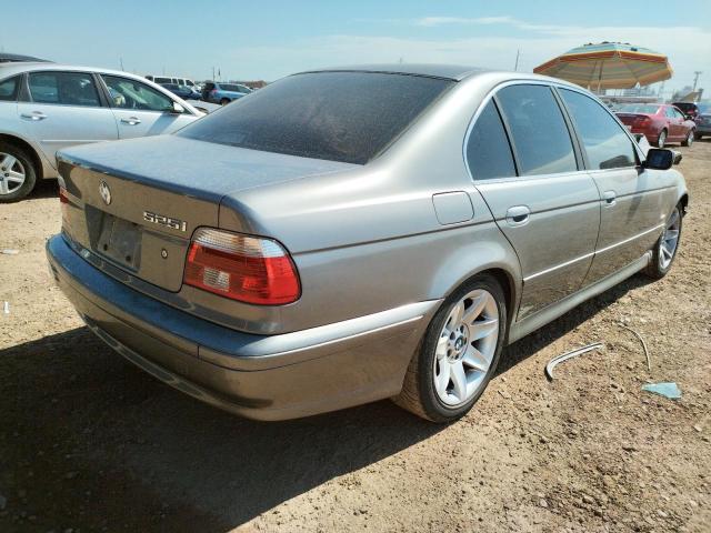 WBADT43422GZ98075 - 2002 BMW 525 I AUTO GRAY photo 4