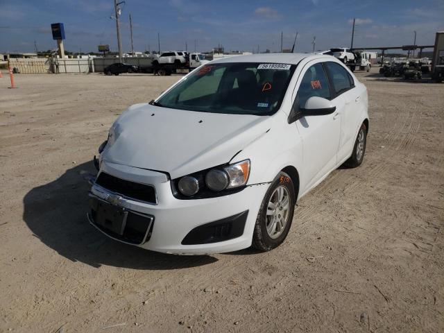1G1JA5SH8C4207985 - 2012 CHEVROLET SONIC LS WHITE photo 2