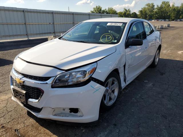 1G11B5SL5FF298045 - 2015 CHEVROLET MALIBU LS WHITE photo 2