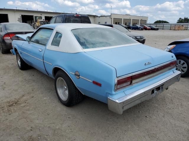 NH29D7B324518 - 1977 DODGE ASPEN BLUE photo 3