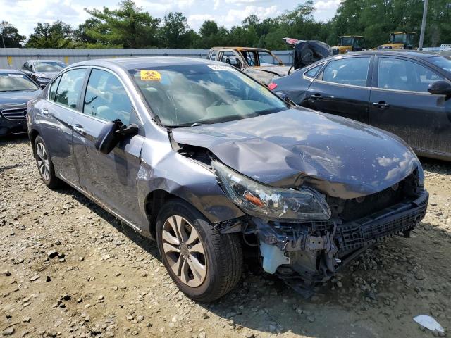 1HGCR2F39FA238126 - 2015 HONDA ACCORD LX GRAY photo 1