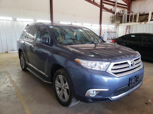 5TDYK3EH6DS117422 - 2013 TOYOTA HIGHLANDER BLUE photo 1