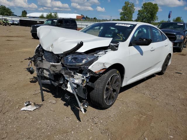 19XFC2F81LE028864 - 2020 HONDA CIVIC SPOR WHITE photo 2