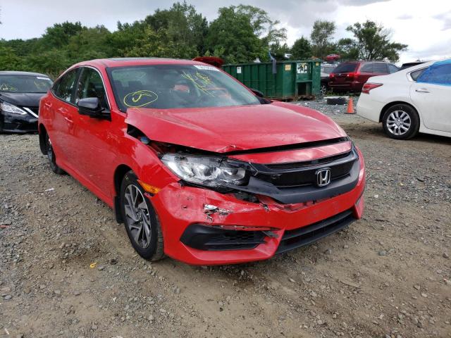 2HGFC2F79JH506054 - 2018 HONDA CIVIC EX RED photo 9