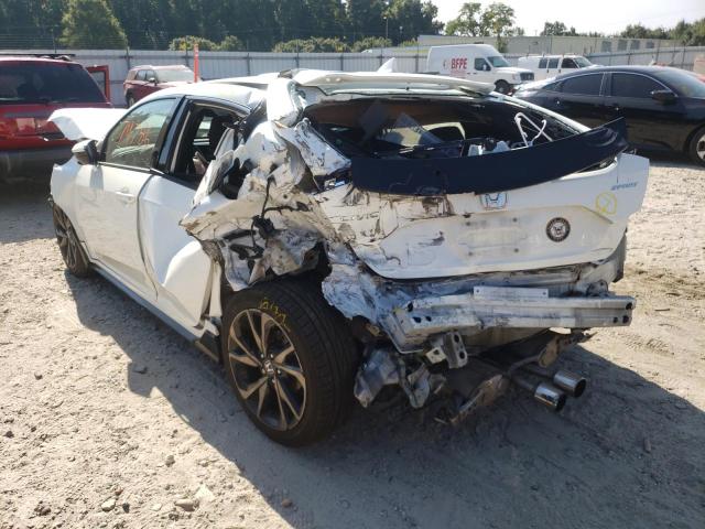 SHHFK7H44KU409755 - 2019 HONDA CIVIC SPOR WHITE photo 3