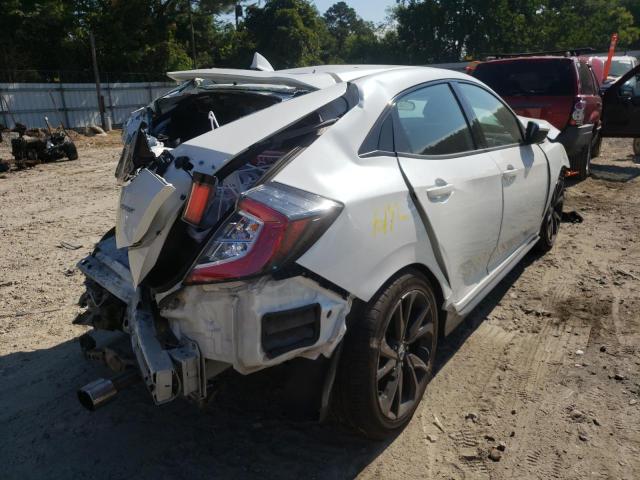 SHHFK7H44KU409755 - 2019 HONDA CIVIC SPOR WHITE photo 4