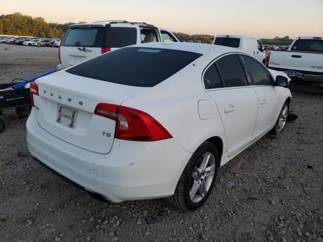 YV140MFK1F2355297 - 2015 VOLVO S60 PREMIE WHITE photo 4