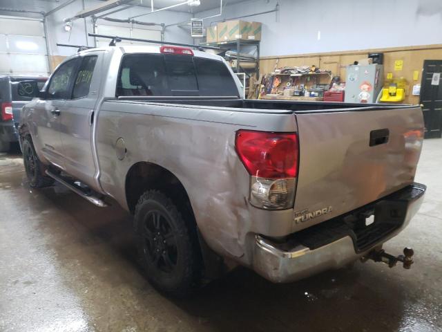 5TBBV54157S468400 - 2007 TOYOTA TUNDRA DOU SILVER photo 3