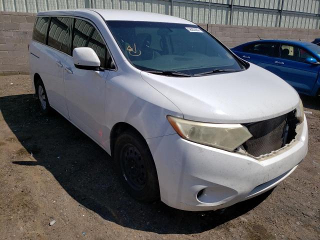 JN8AE2KP2C9046543 - 2012 NISSAN QUEST WHITE photo 1