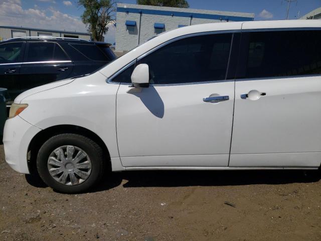 JN8AE2KP2C9046543 - 2012 NISSAN QUEST WHITE photo 9