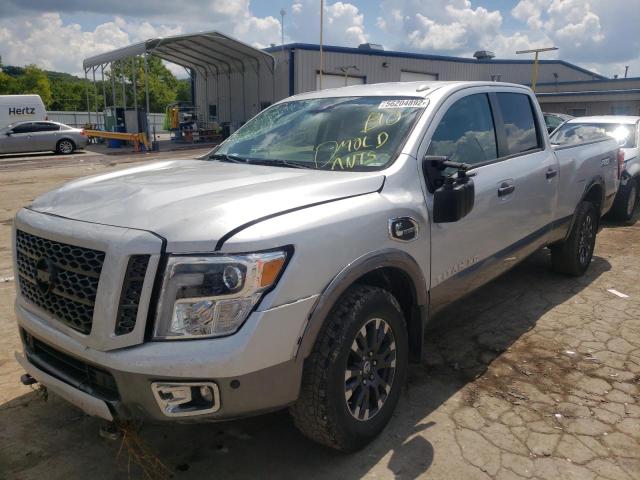 1N6BA1F49JN542480 - 2018 NISSAN TITAN XD S SILVER photo 2