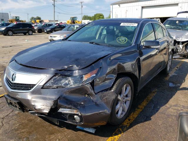 19UUA8F51DA011932 - 2013 ACURA TL TECH GRAY photo 2