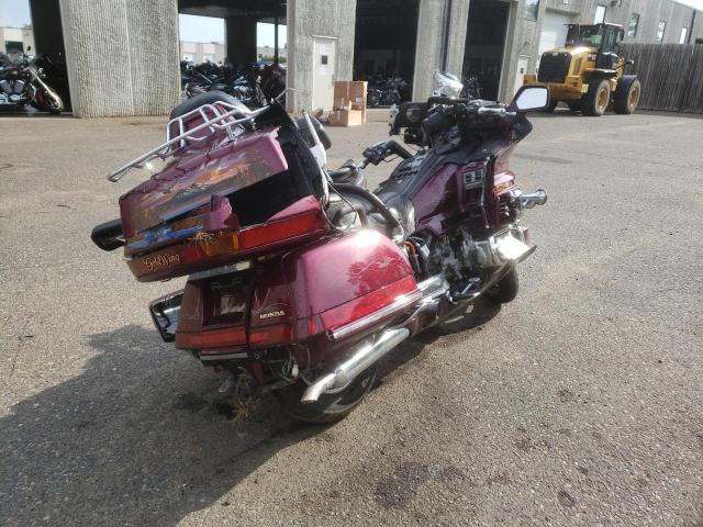 1HFSC2207KA107560 - 1989 HONDA GL1500 BURGUNDY photo 4