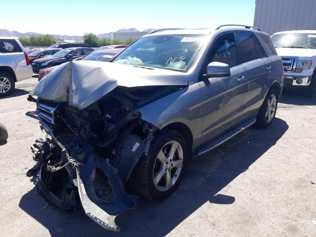 4JGDA5JB9GA777935 - 2016 MERCEDES-BENZ GLE 350 GRAY photo 2