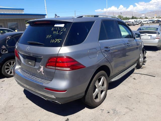 4JGDA5JB9GA777935 - 2016 MERCEDES-BENZ GLE 350 GRAY photo 4