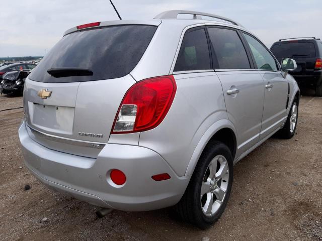 3GNAL4EK4DS584132 - 2013 CHEVROLET CAPTIVA LT SILVER photo 4